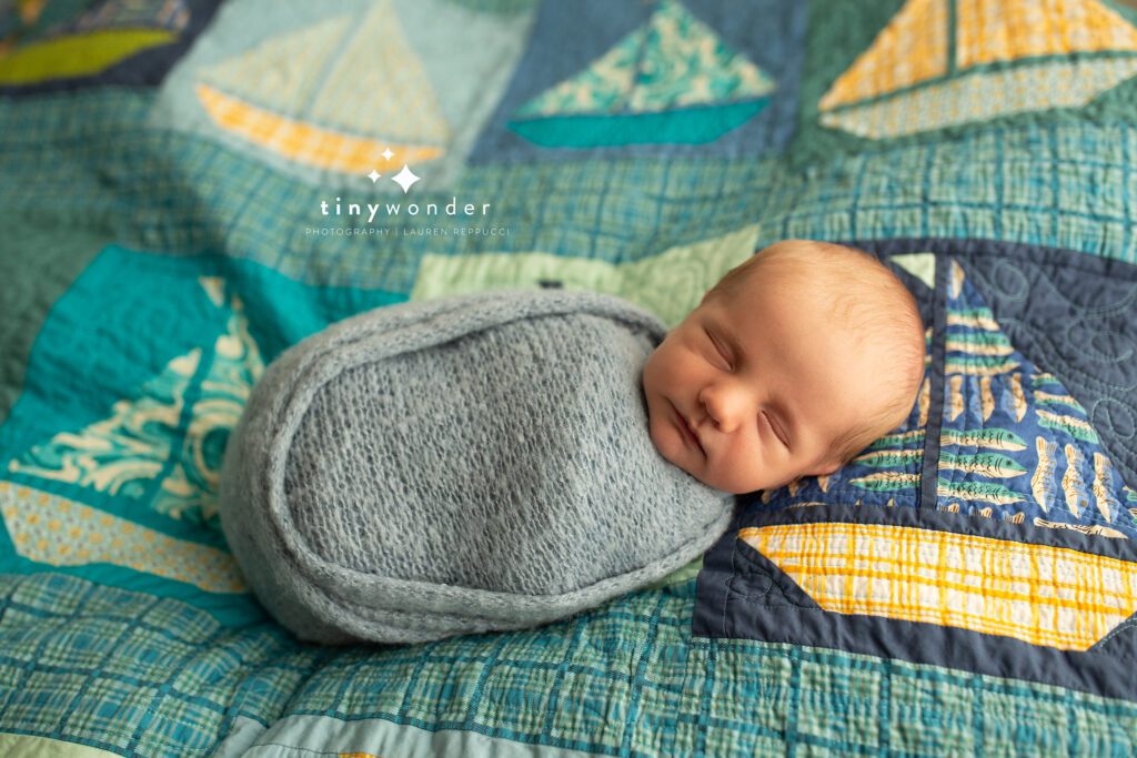 newborn swaddle session 