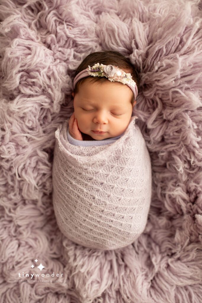 newborn baby girl photo session